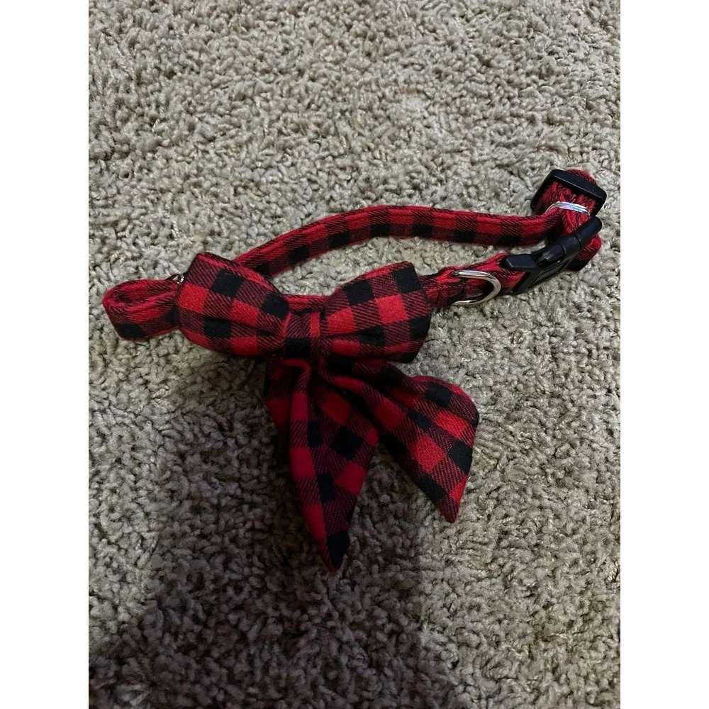 New Year Costume Plaids Collar Party Wear Breakaway Bowknot Collar Photoshoots P